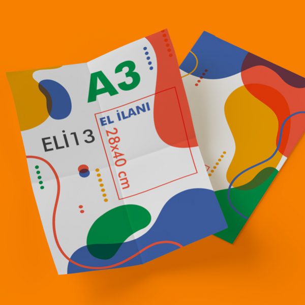 El ilanı 105 gram A3